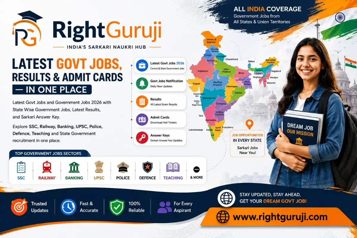 Government Recruitment & Career Information – RightGuruji - Jobs in Jaipur (Image 1)