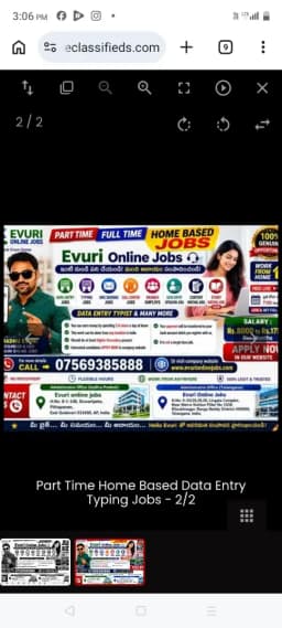 Part Time Full Time Home Based Data Entry Jobs - Jobs in Visakhapatnam (Image 1)