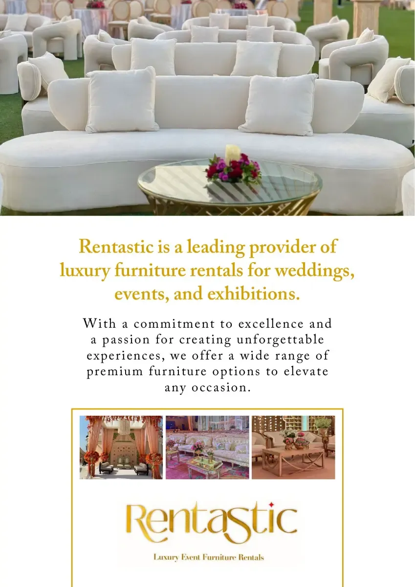 Event & Wedding Furniture on Rent in Mumbai – Rentastic - Events in Mumbai (Image 1)