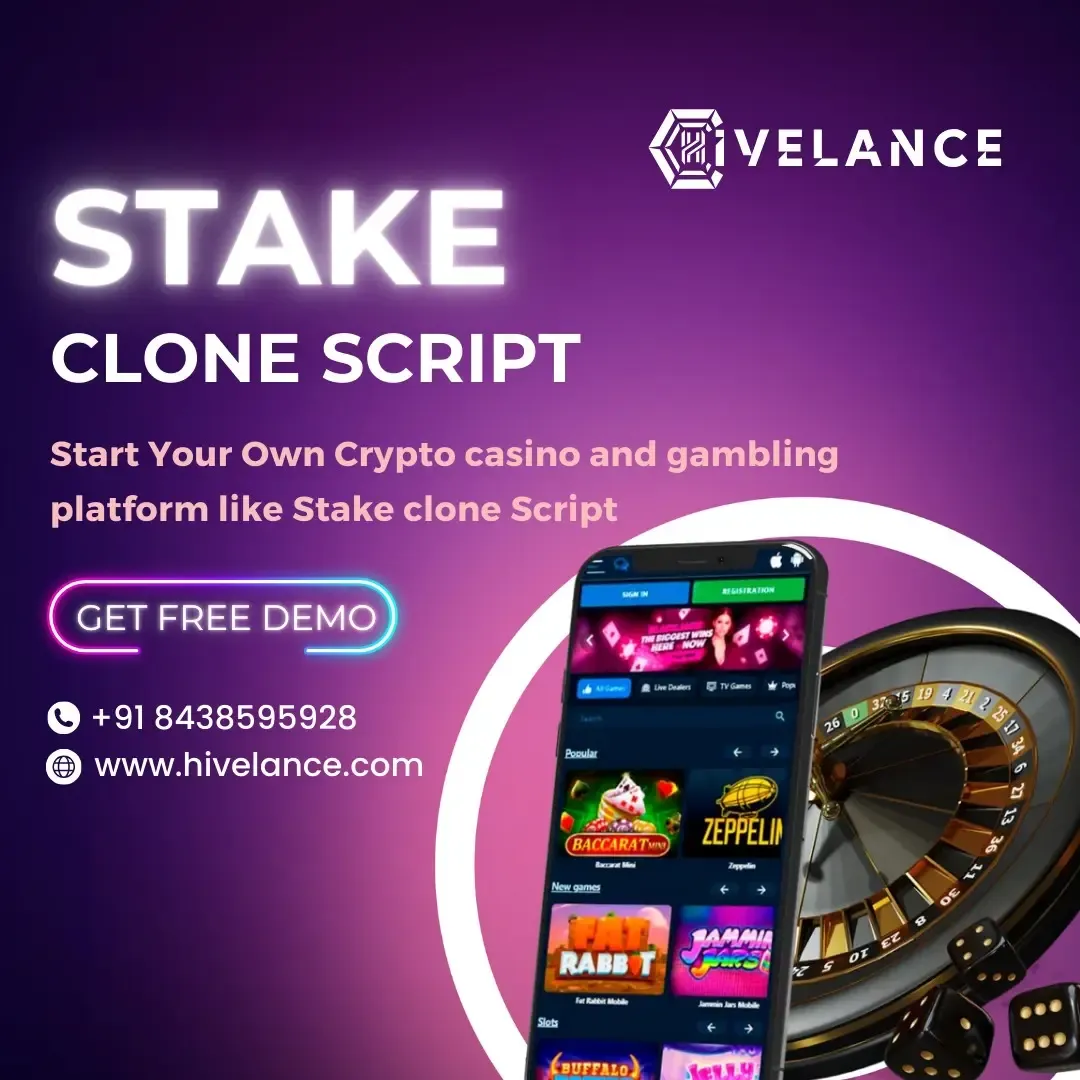 Launch Your Online Betting Platform with Hivelance’s Stake Clone Script - Services in Bangalore (Image 1)