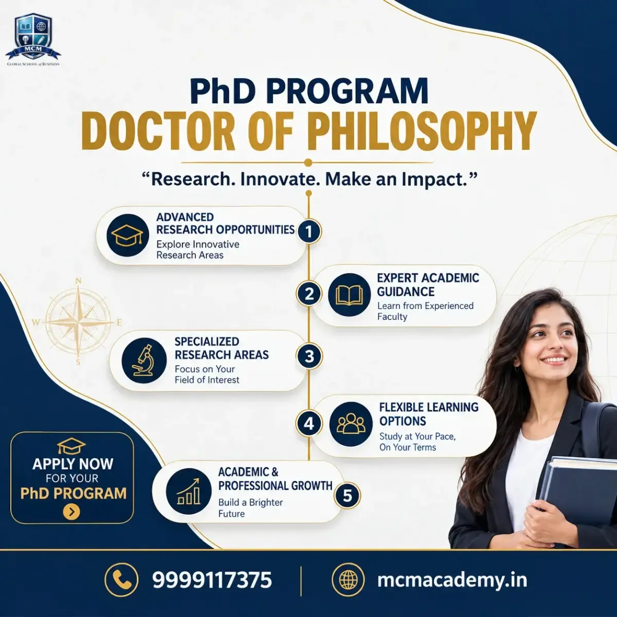 PhD Program at MCM Global School of Business: Advance Your Research and Academic Journey - Education in Delhi (Image 1)