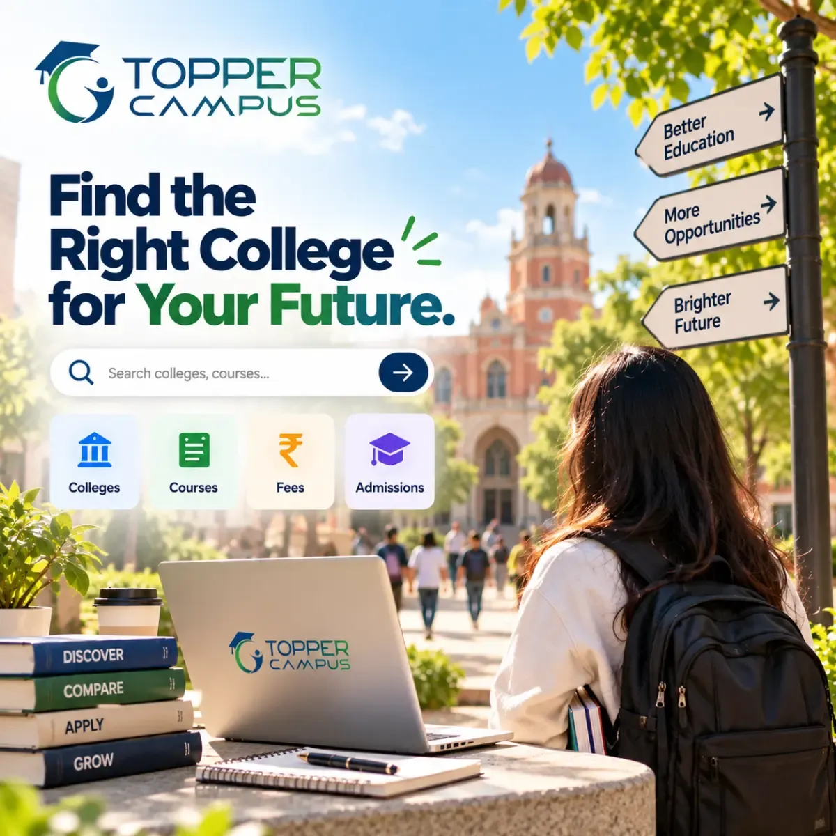 TopperCampus – Discover Colleges, Universities and Higher Education Opportunities - Services in Delhi (Image 1)
