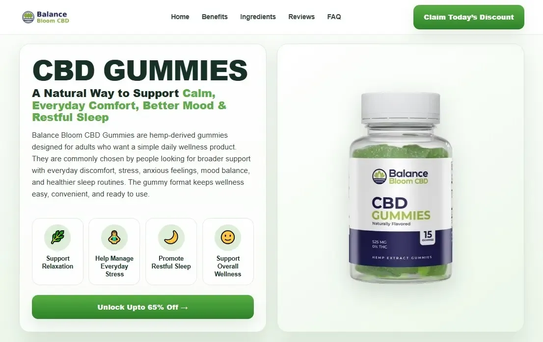 Balance Bloom CBD Gummies Reviews: Discover the Benefits, Formula, Price & More! - Events in Pune (Image 1)