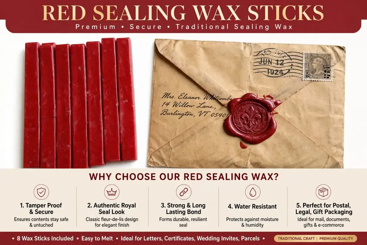 Sealing Wax Red-AARYAH DECOR - Buy/Sell in Mumbai (Image 4)